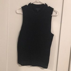 Rag & Bone knit mock neck tank